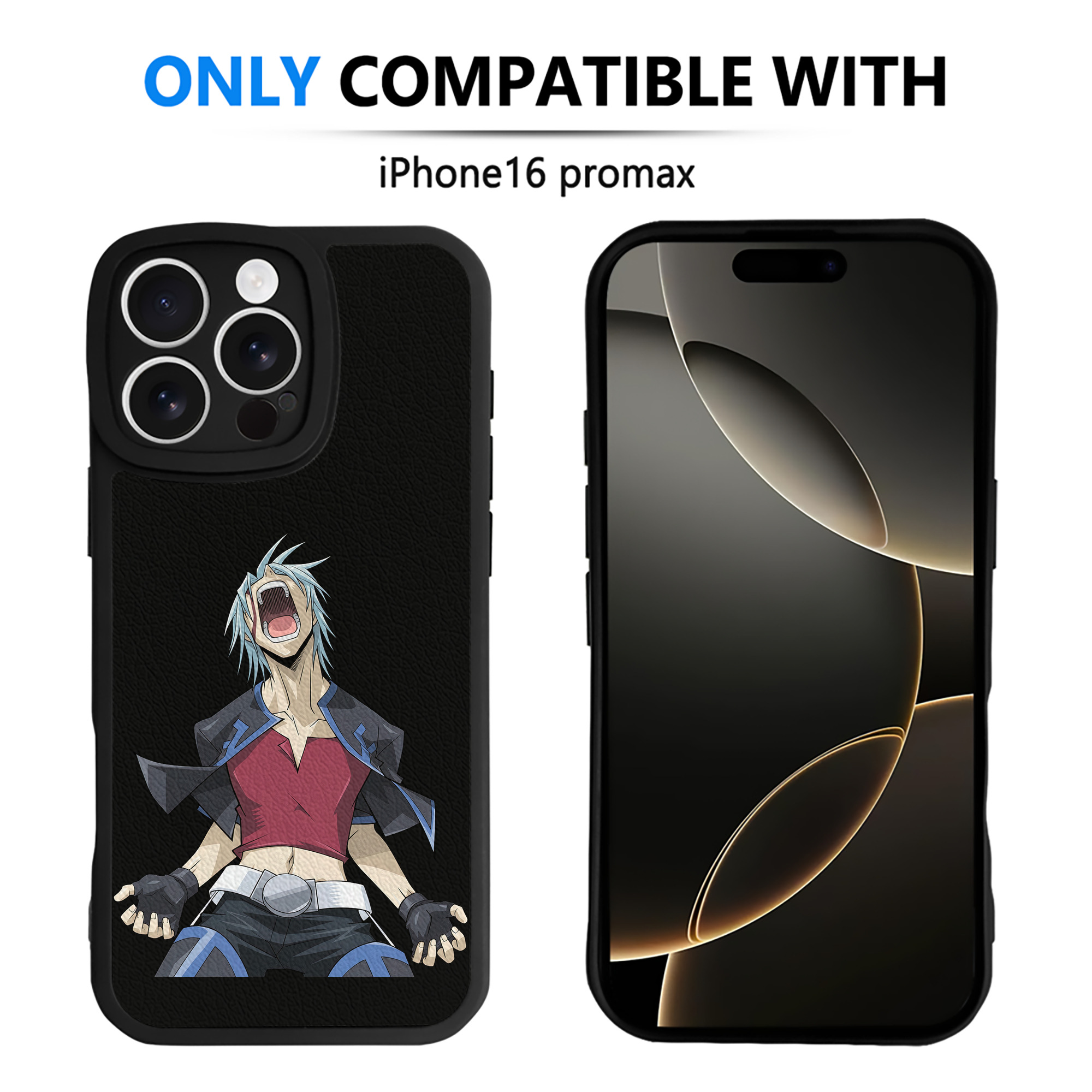 （画像用） 遊☆戯☆王 Yu-Gi-Oh! 【iPhone 16シリーズ対応】シリコンスマホケース（レザー調） 材質：シリコン